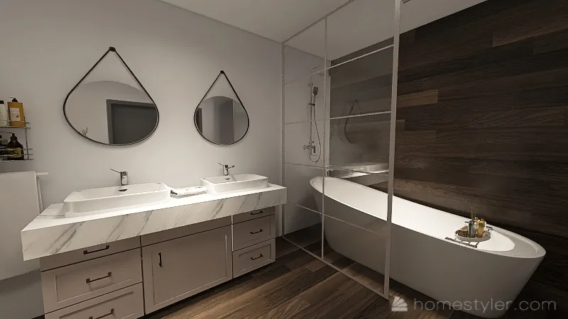 casa rustica 3d design renderings