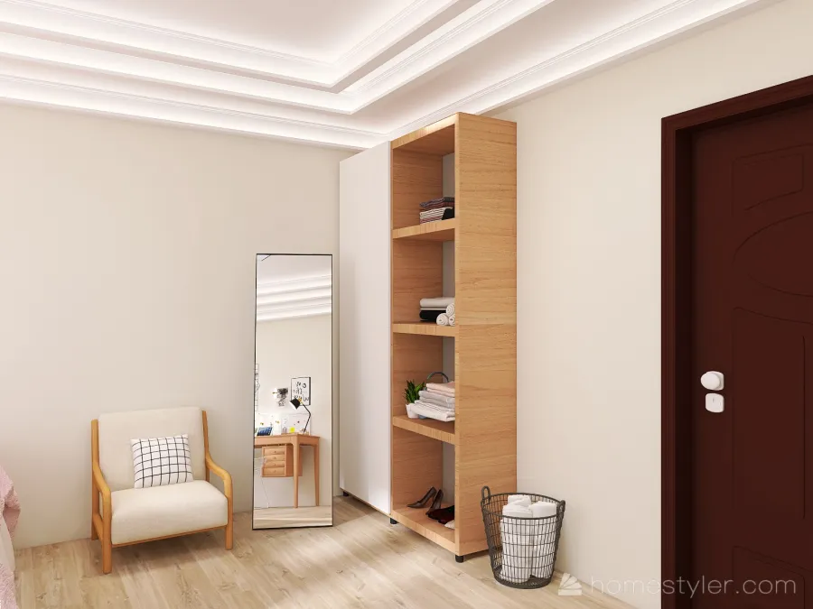 Aesthetic bedroom 3d design renderings
