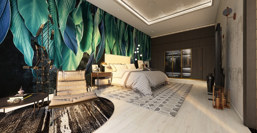 Master Bedroom 3d design renderings