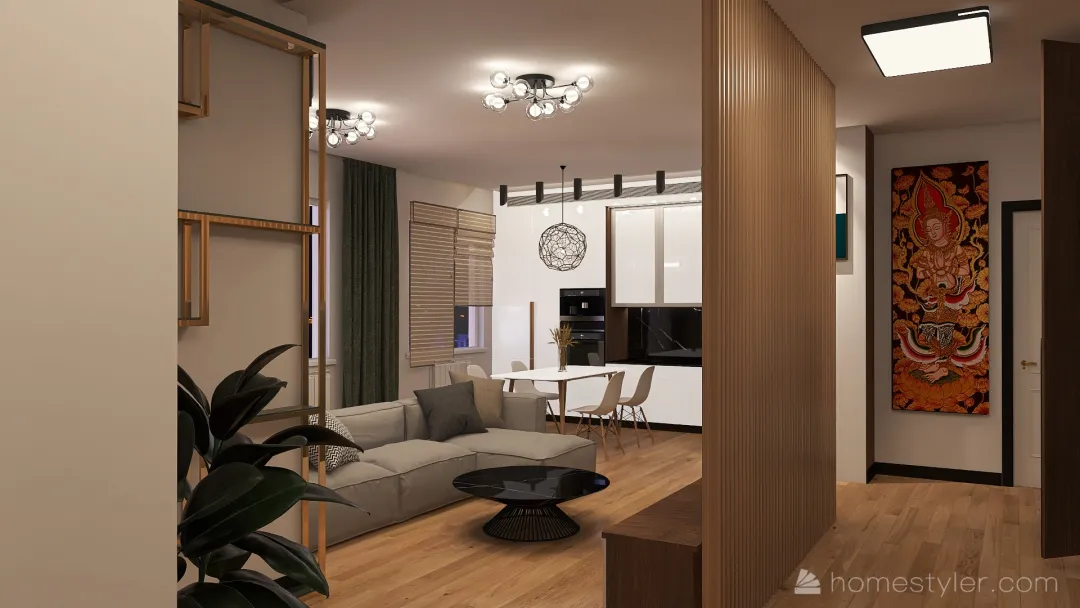 DAMBAEV'S HOME #2 3d design renderings