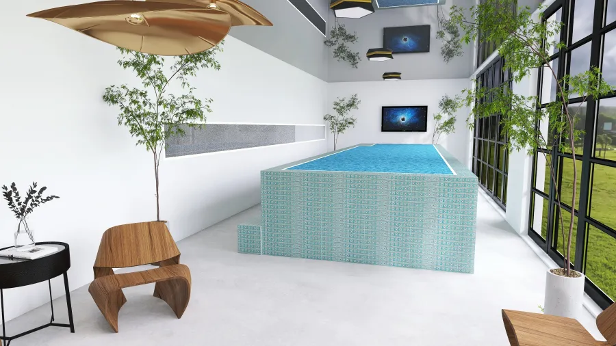 Pool Room 3d design renderings