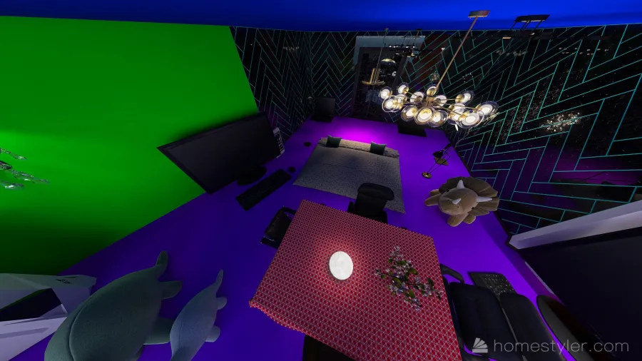 U2A4 Entertainment Bonus Room, Williams, Xander. 3d design renderings