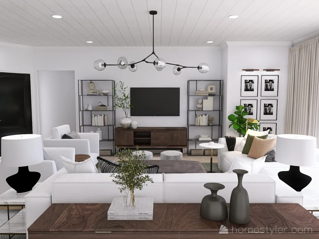 Curry Residence 3d design renderings