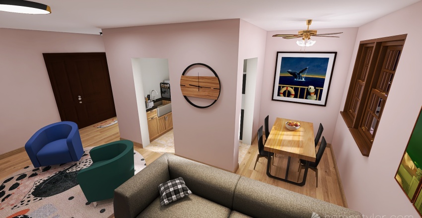 Samuel Zheng - Dream Bedroom 3d design renderings