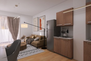 small apartment at Volos City Center Design Rendering