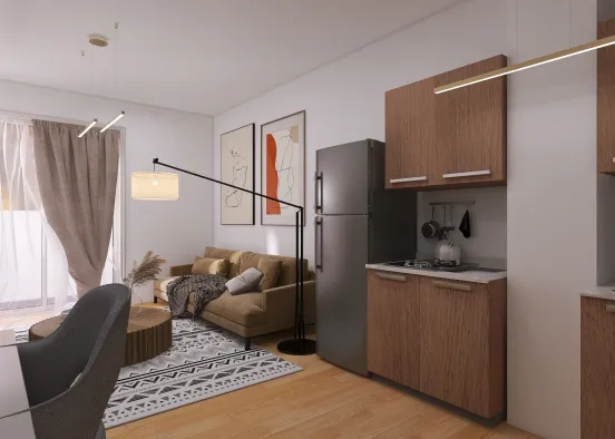 small apartment at Volos City Center Design Rendering