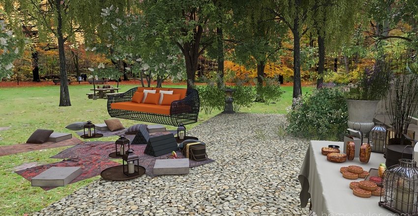 Country lodge 3d design renderings
