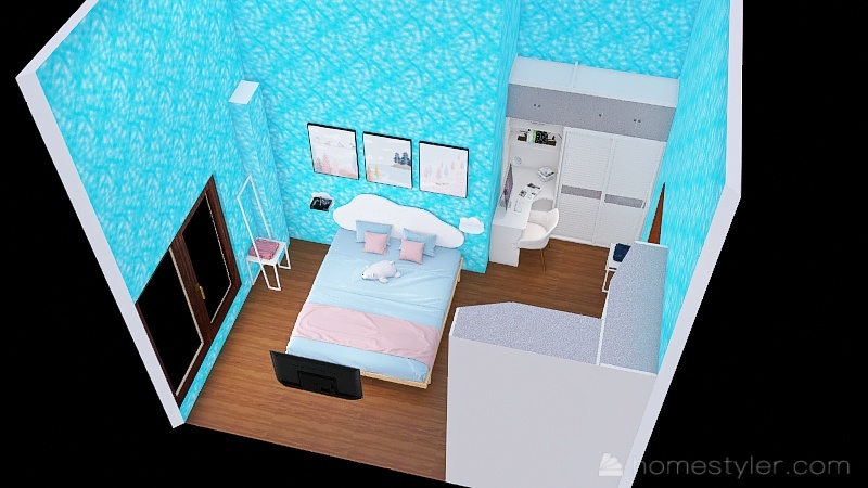 camera da letto 3d design picture 19.3