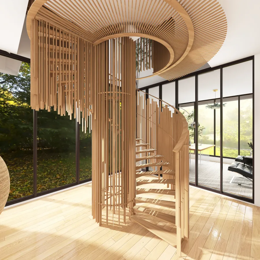 Stairwell1 3d design renderings