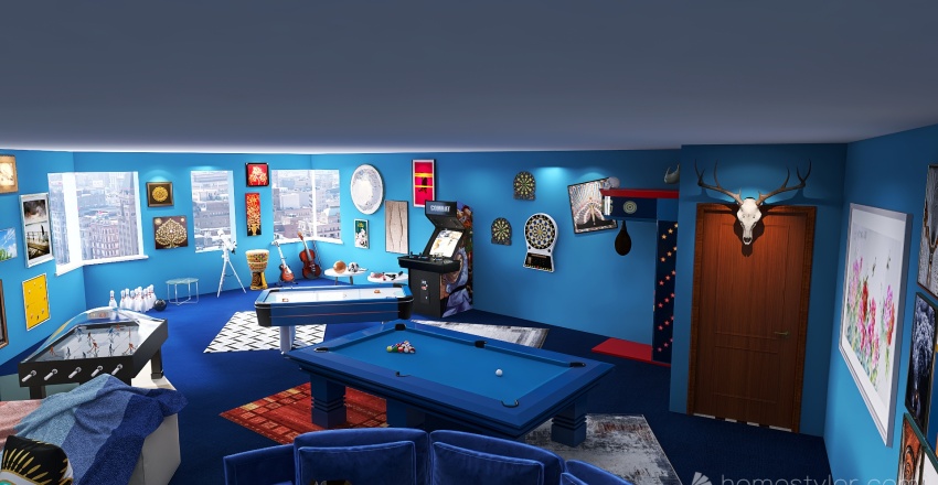 U2A4 Entertainment Bonus Room Gillespie, Michael 3d design renderings