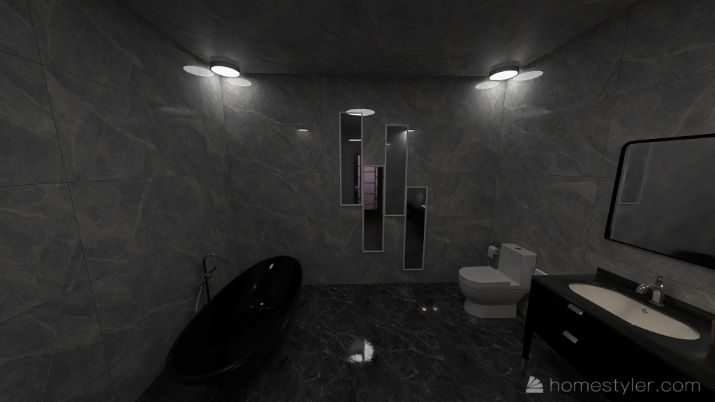 modern Bathroom 3d design renderings