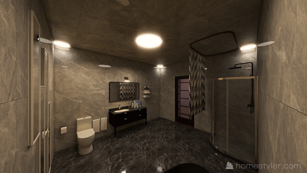 modern Bathroom 3d design renderings