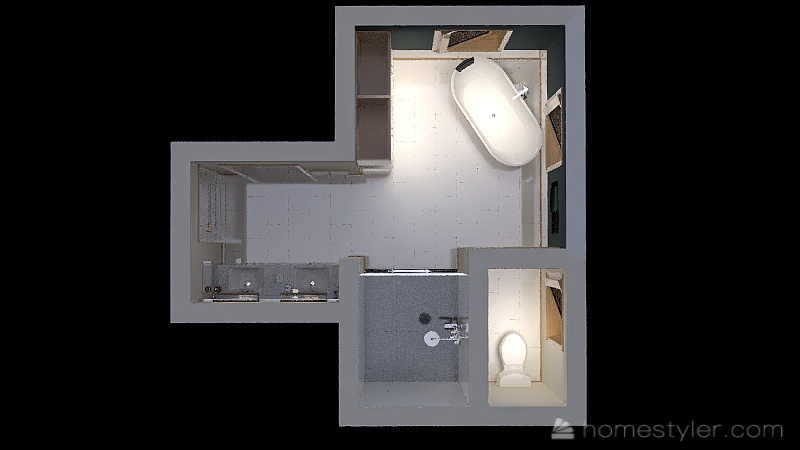 Mom and Dad Bathroom 3d design picture 18.13