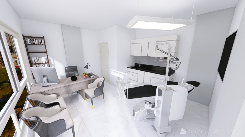 Dental Clinic 3d design renderings