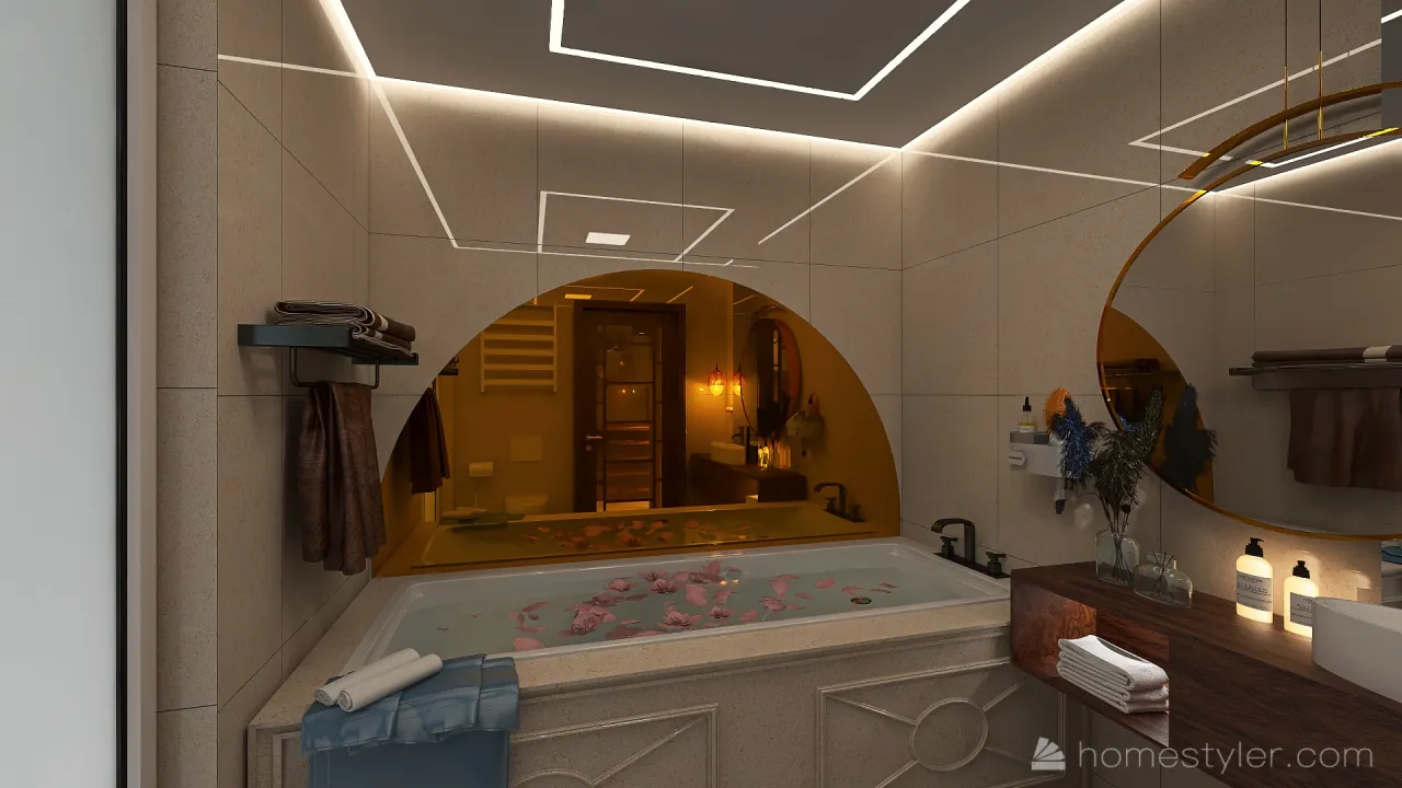 Bathroom 3d design renderings