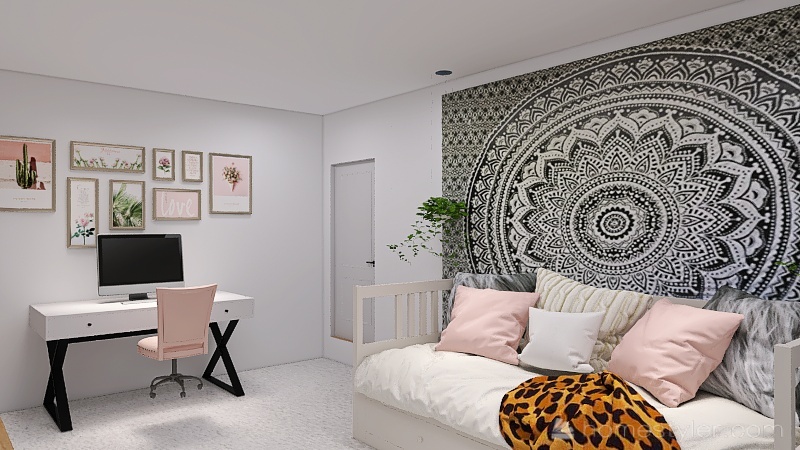 Basement with Suite 3d design renderings