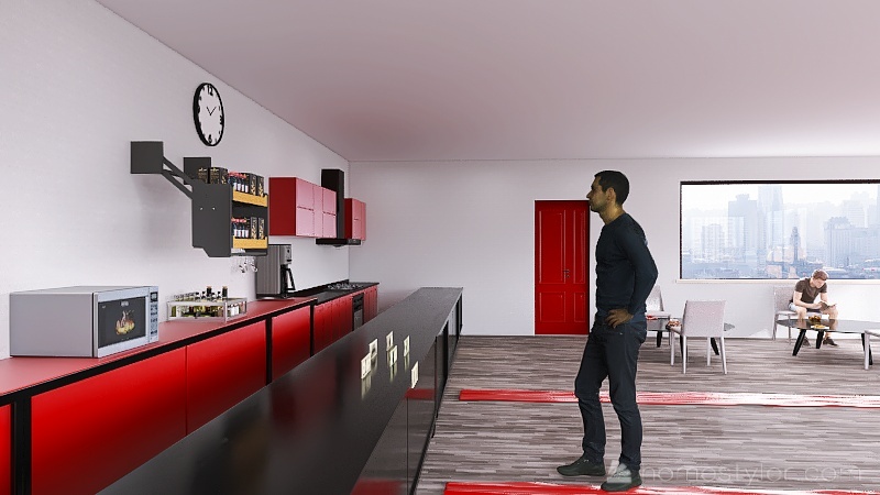U2A6 Coffee House Maksymyshyn, Blake 3d design renderings