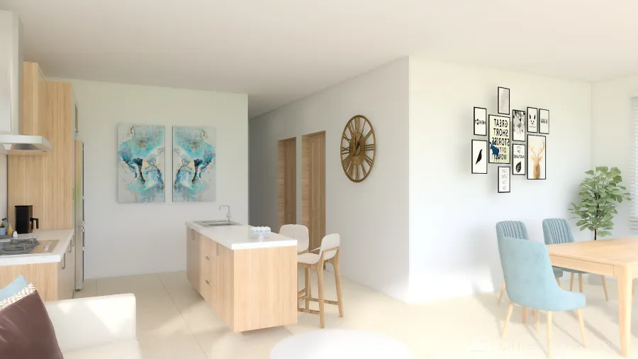 Casa rural Tucape 3d design renderings