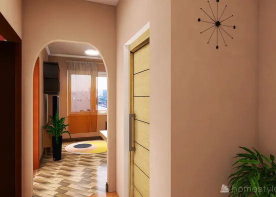 1-Bedroom Condo Model UNIT Design Rendering