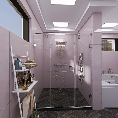 Chloe's bathroom 3d design renderings