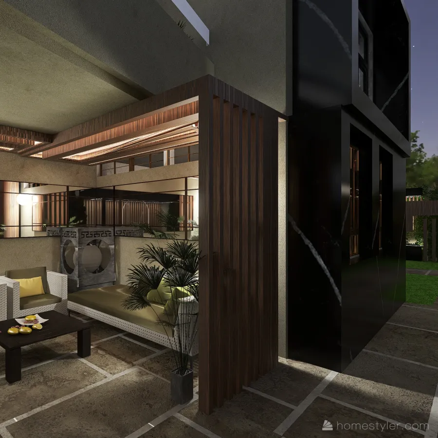 Simple and Modern 2floor House 3d design renderings