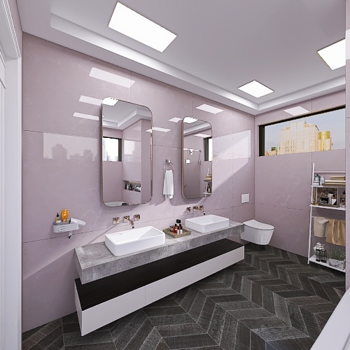 Chloe's bathroom 3d design renderings