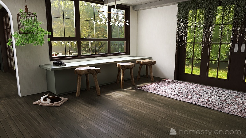 U2A6 Coffee House Lalonde, Neva 3d design renderings