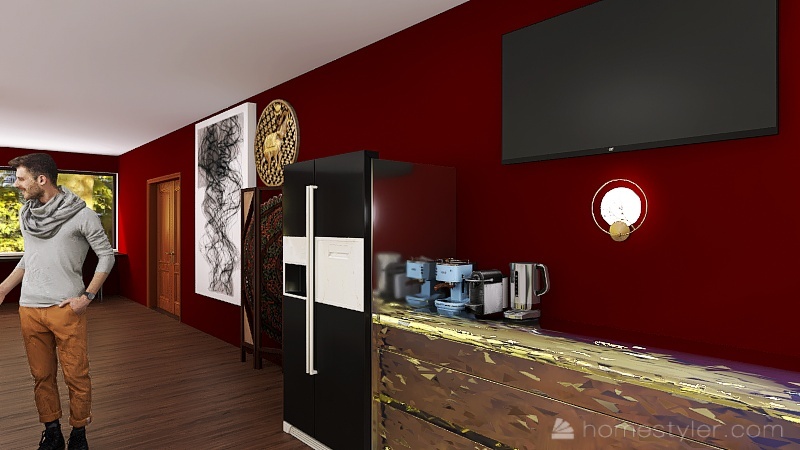 2A6 Coffee House Havryshkiv Mark 3d design renderings
