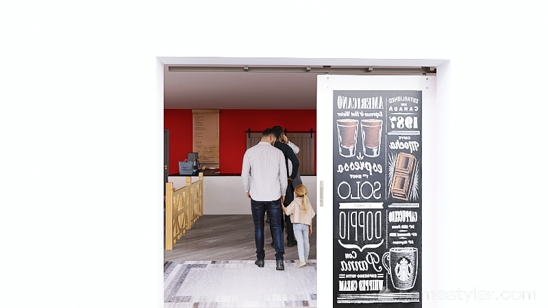 U2A6 Coffee House, Guajardo, Abby 3d design renderings