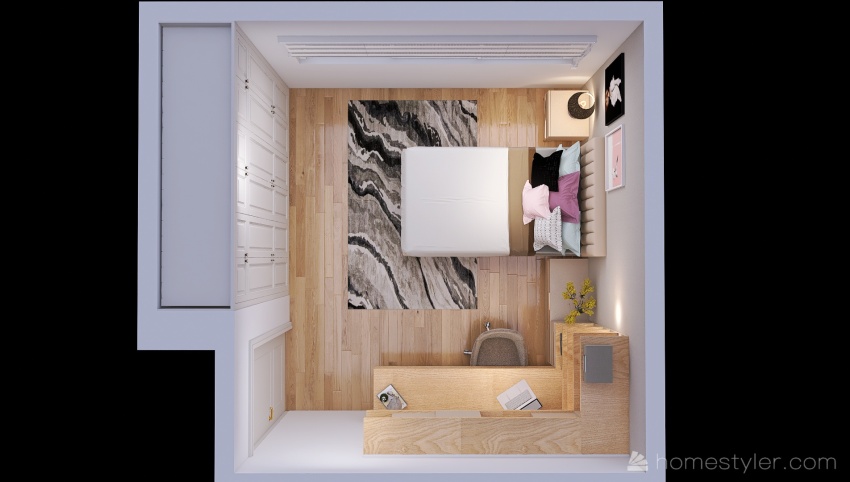 Dormitorio Home Office op2 3d design picture 13.61