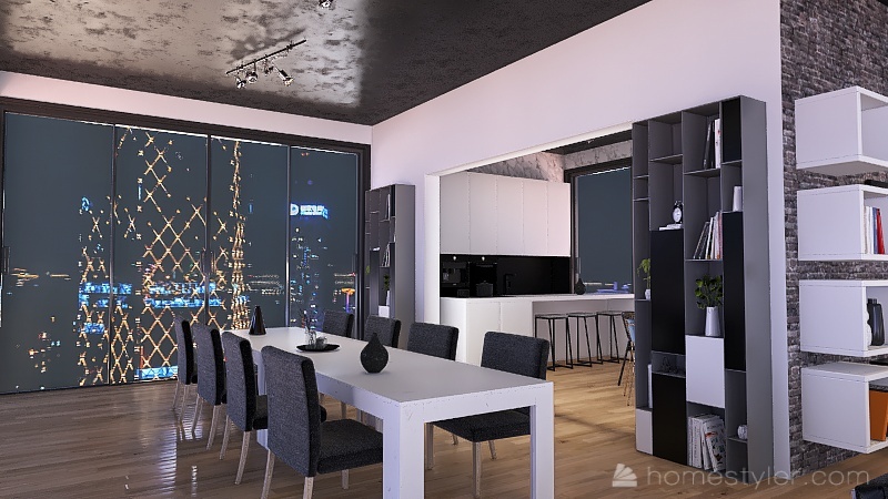 appartement moderne 3d design renderings