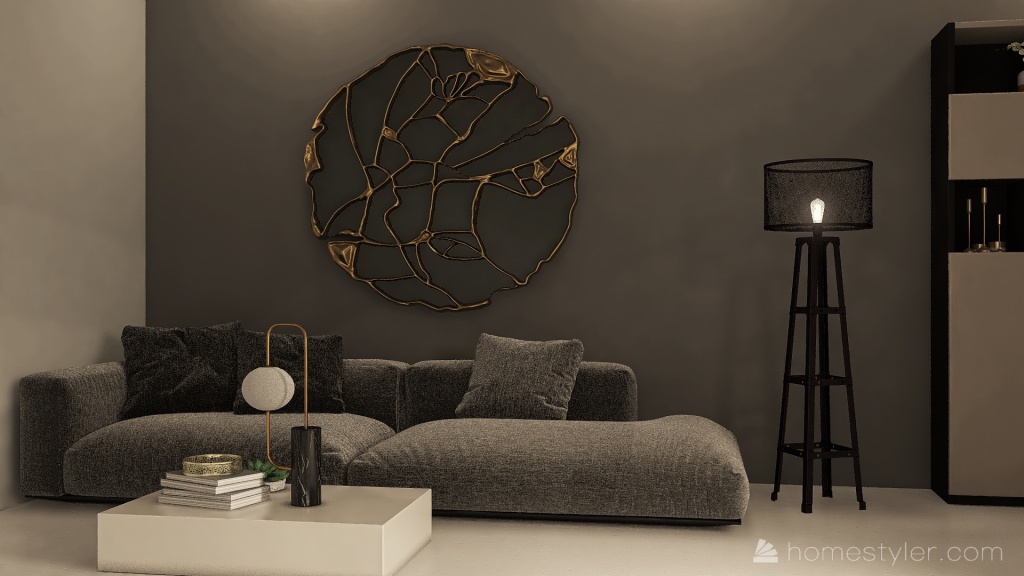 Contemporary Grey Bedroom 3d design renderings
