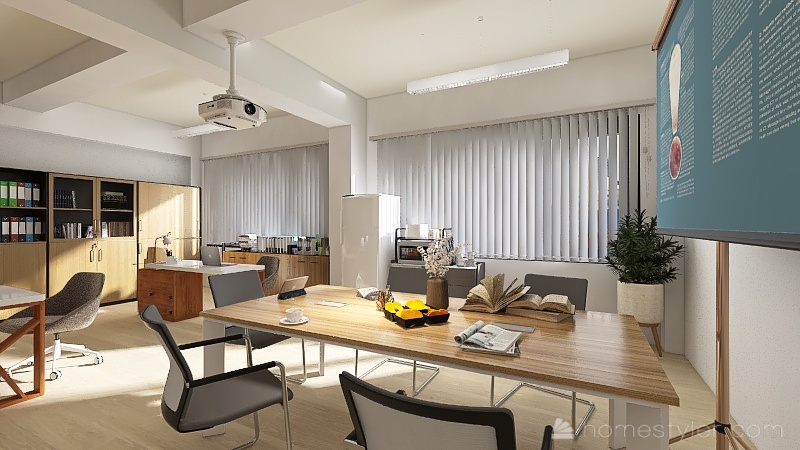 Office Nattinew 3d design renderings
