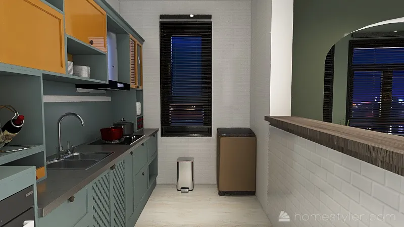 Kitchen 3d design renderings