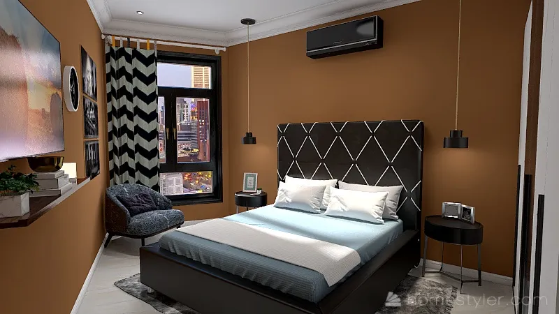 MasterBedroom 3d design renderings