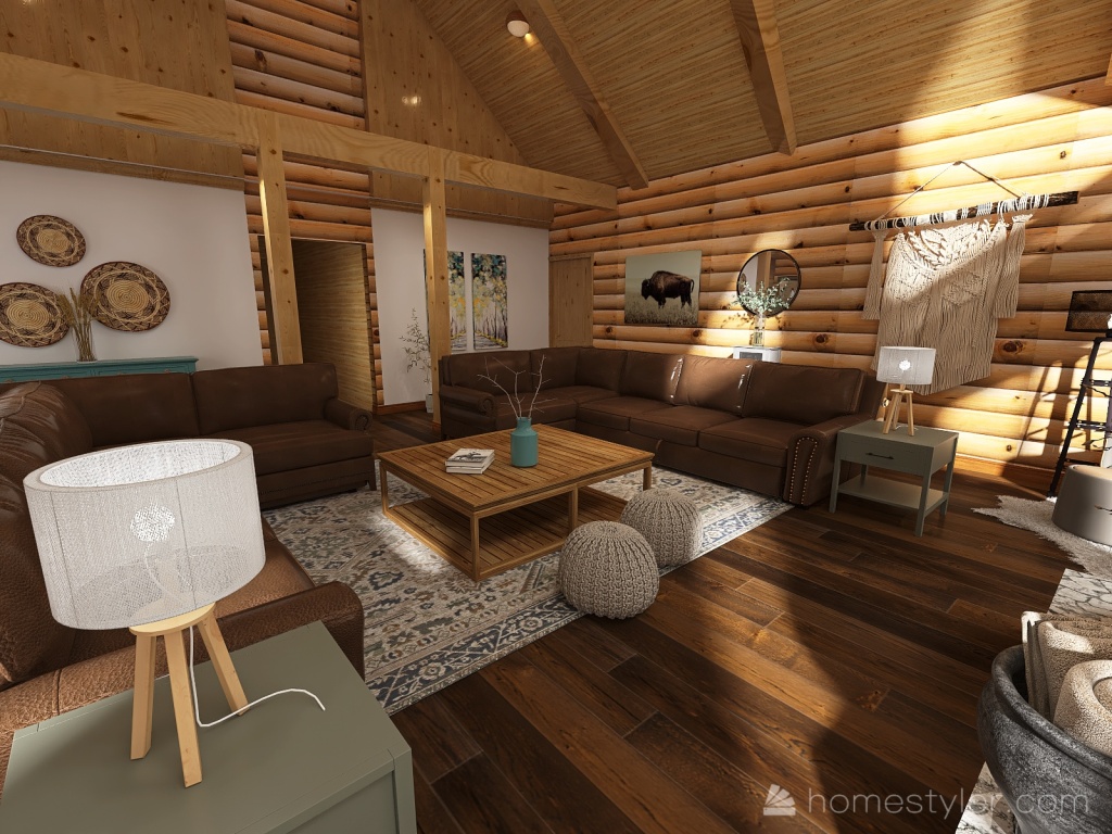 #AmericanRoomContest Shannon B Cabin 3d design renderings