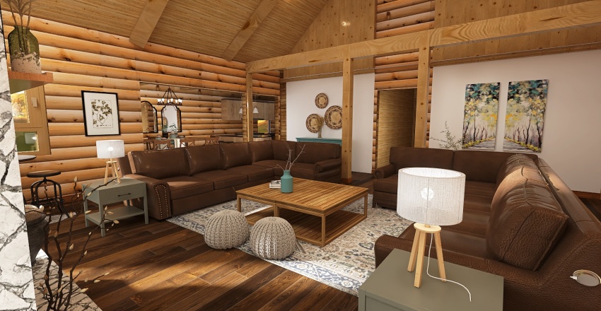 #AmericanRoomContest Shannon B Cabin 3d design renderings