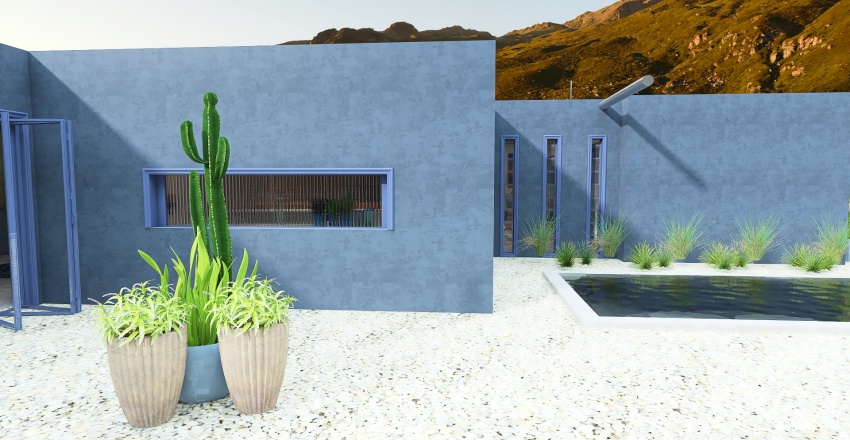 BlocKauss in the desert 3d design renderings