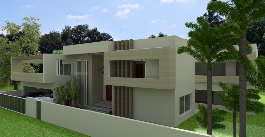 Gen Jabbar Residence DHA 3d design renderings