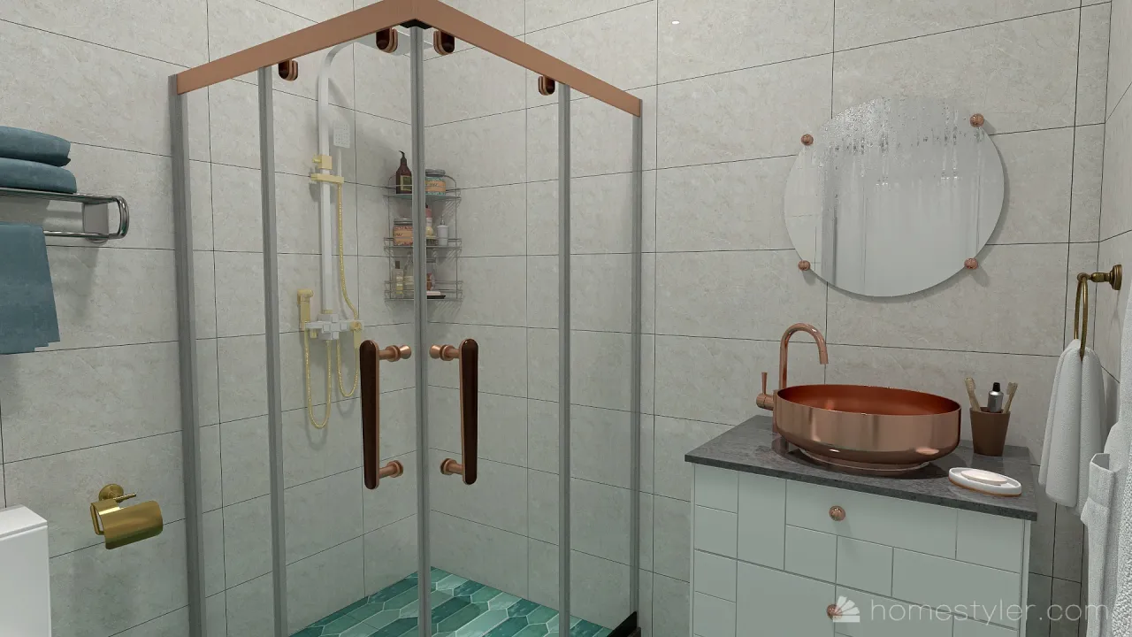 Bathroom 3d design renderings