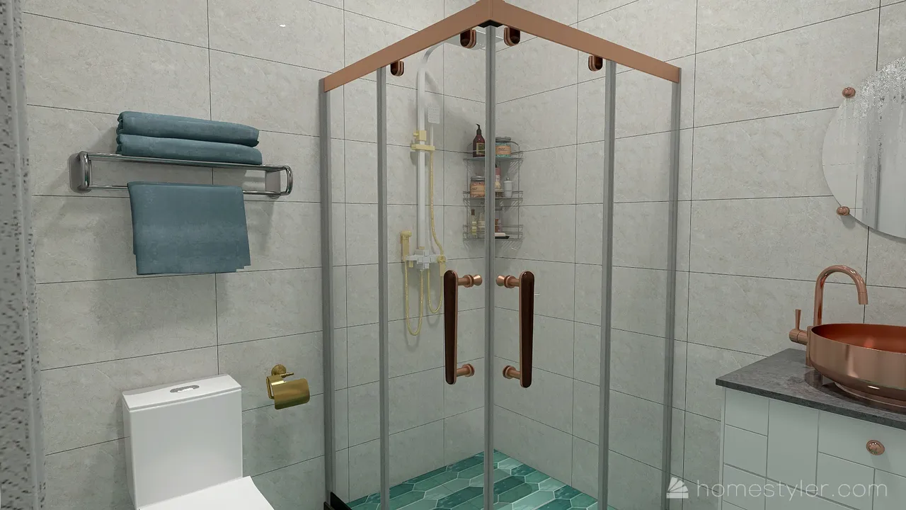 Bathroom 3d design renderings