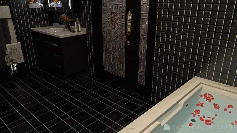 1st bathroom 3d design renderings
