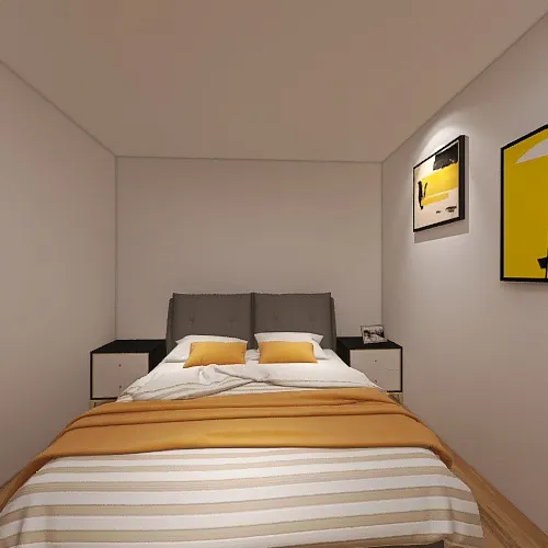 Copy of Small classic hotel room 3d design renderings