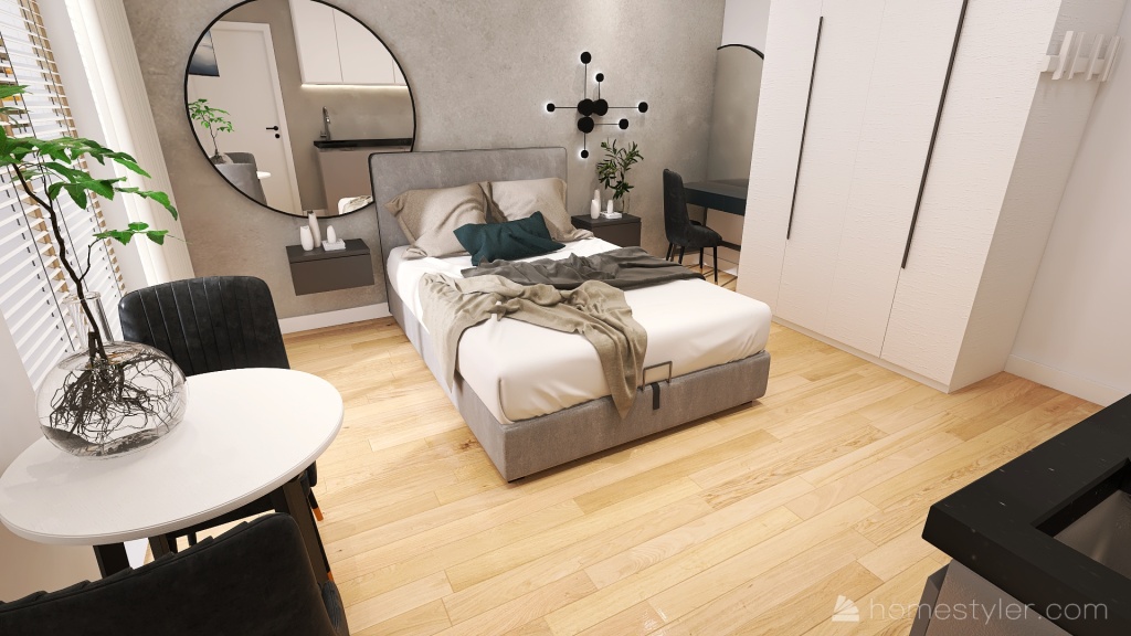 hotel room 3d design renderings