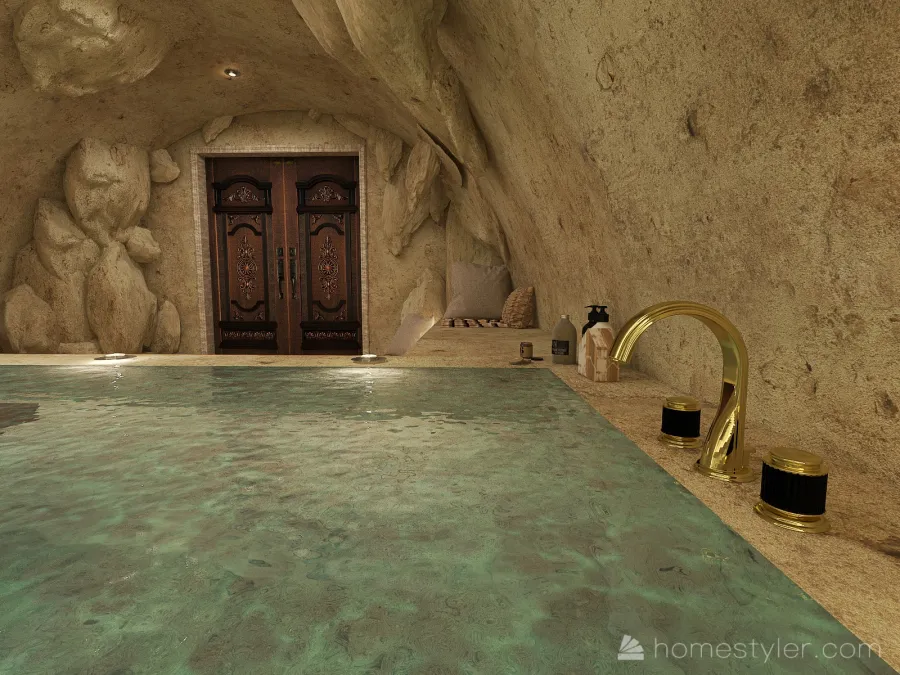 Traditional StyleOther Cave Spa Beige 3d design renderings
