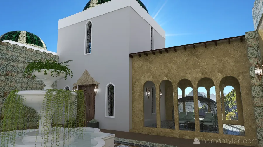 Mon petit palais oriental 3d design renderings