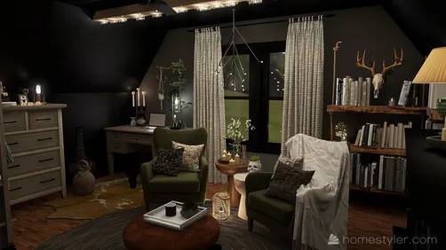 modern magical witchy cabin