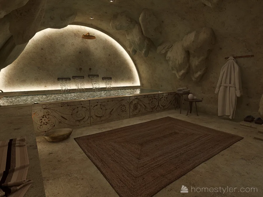 Traditional StyleOther Cave Spa Beige 3d design renderings