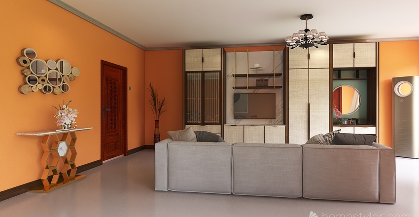Living Room 3d design renderings