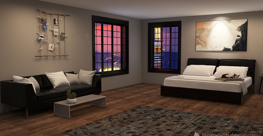 Paris Apartment Interior Design Render